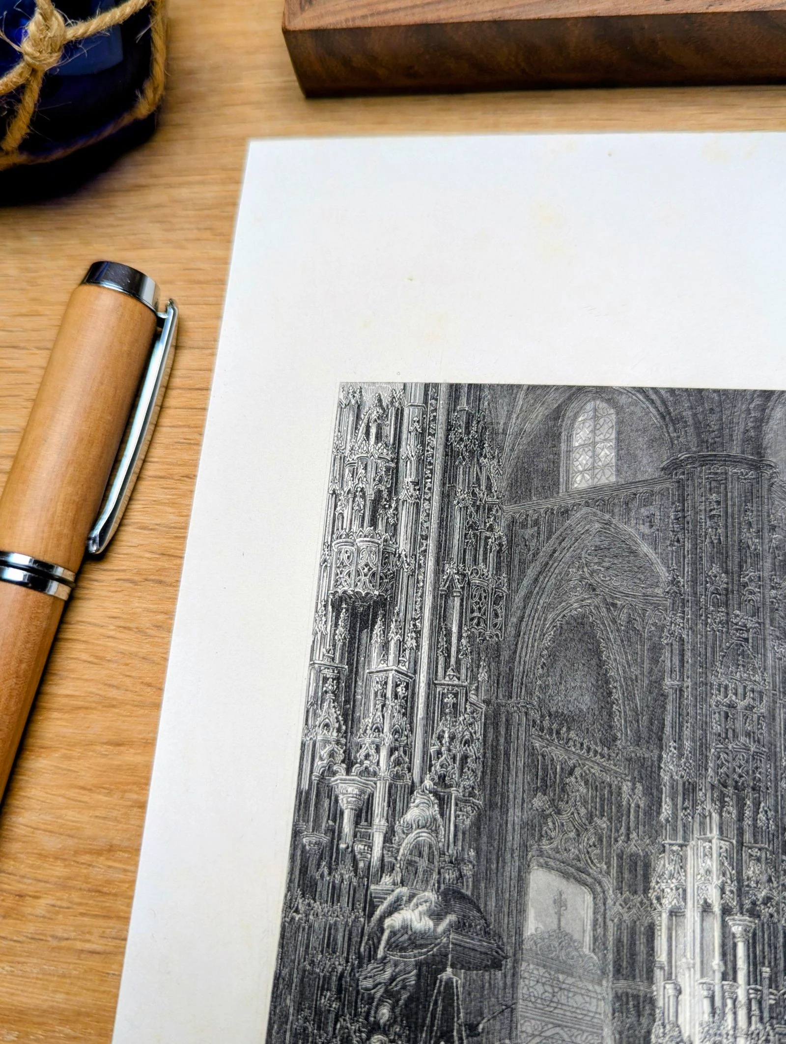 Catedral de Xerez, gravura vintage, impressa em 1841. – photo 8